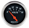 2-1/16 D/B Voltmeter Gauge 8-18