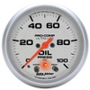 2-5/8in U/L Oil Pressure Gauge w/Peak & Warning