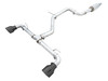 VW GTI MK8 Exhaust Dual Outlet Black Tips