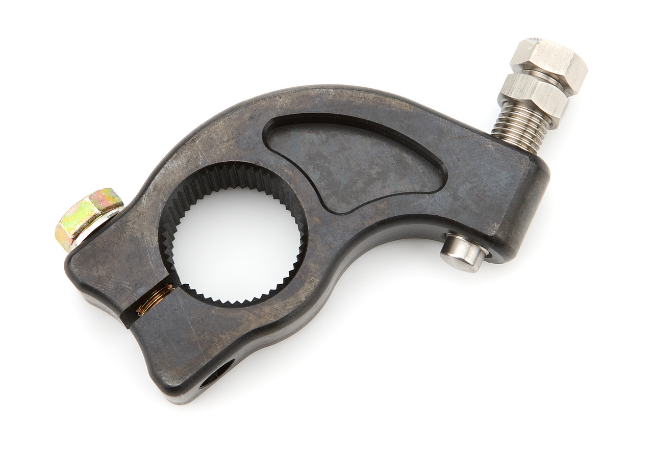 Torsion Bar Stop - 1-3/4 in Split - Hardware Included - Steel - Black Powder Coat - Sprint Car - Each