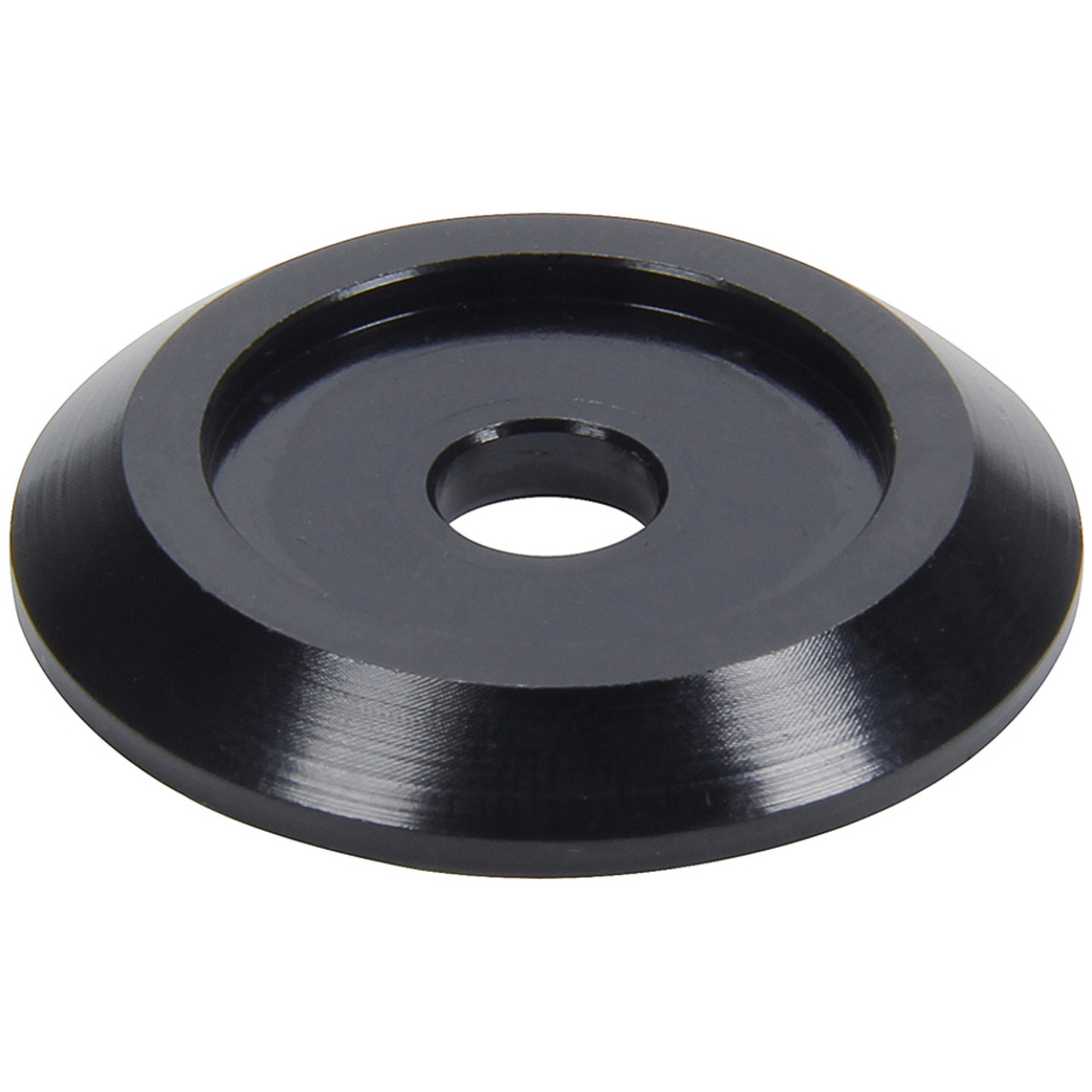 Flat Washer - 0.25 in ID - 1.25 in OD - 0.125 in Thick - Aluminum - Black Anodized - Set of 10
