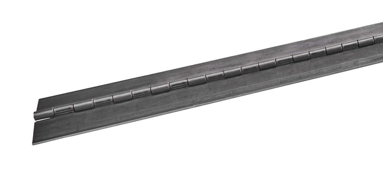 Hinge - Low Profile - 36 in Long - Aluminum - Natural - Set of 5