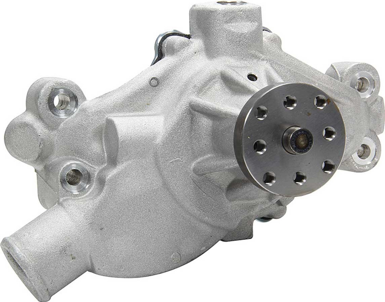 Water Pump - Mechanical - 5/8 in Pilot - Short Design - Aluminum - Natural - Small Block Chevy - Each