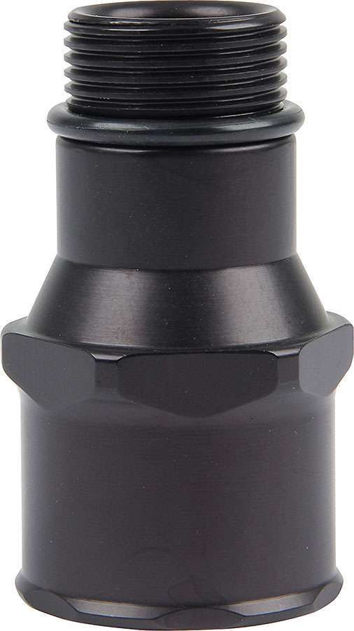 Fitting - Water Pump - 1-3/4 in Hose Barb to 1-1/4-12 in O-Ring - Aluminum - Black Anodized - In-Line Water Pumps - Each