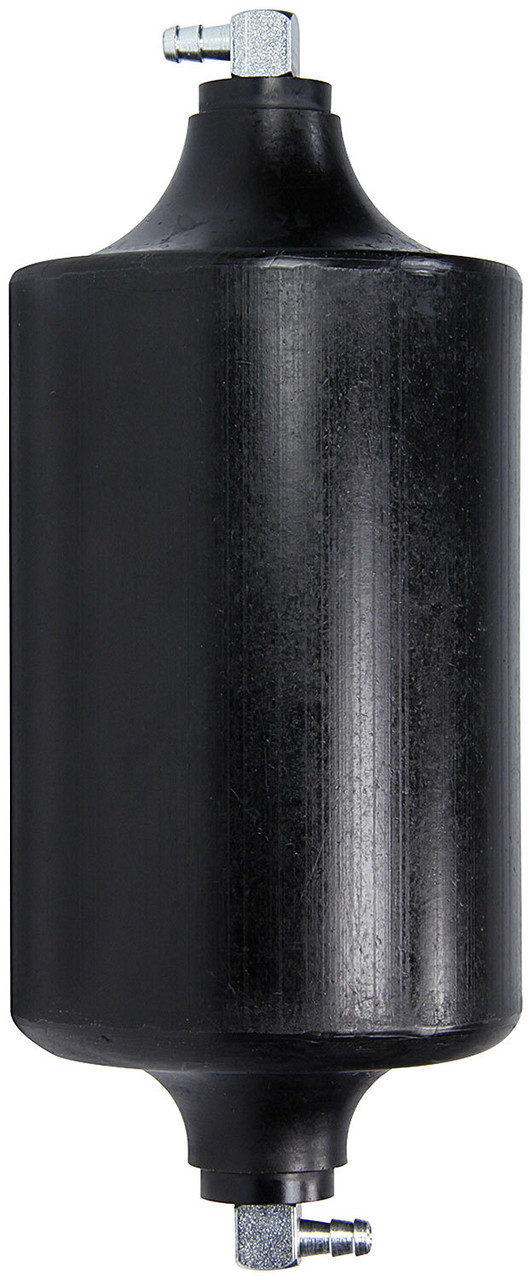 Recovery Tank - Coolant - 1 qt - 1/4 in Hose Barb Inlet - 1/4 in Hose Barb Vent - Hose Included - Plastic - Black - Each