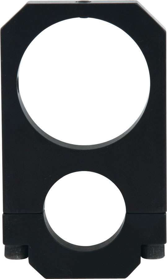 Fuel Filter Bracket - Clamp-On - 1.25 in OD Tubes - 2 in Diameter - Aluminum - Black Anodized - Each