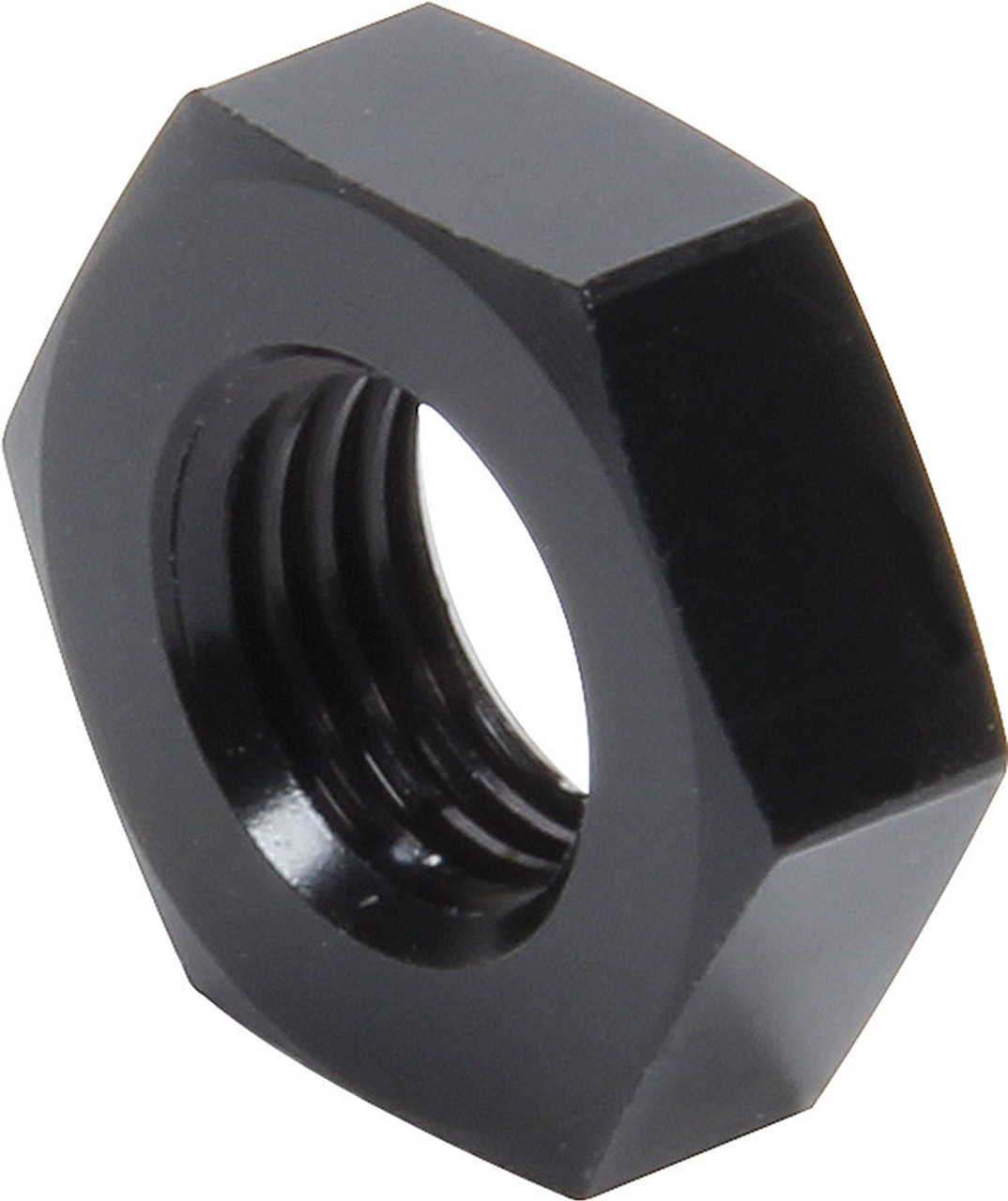 Bulkhead Fitting Nut - 3 AN - Aluminum - Black Anodized - Pair