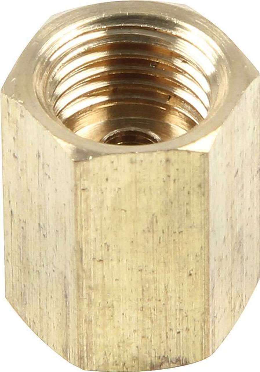 Fitting - Adapter - Straight - Dual 3/8-24 in Inverted Flare Female - Brass - Natural - 3/16 in Hardline - Set of 4