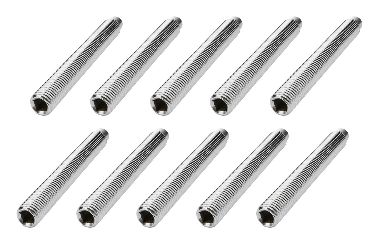 Jack Bolt - 1-8 in Thread - 8 in Long - Steel - Cadmium - Universal - Set of 10