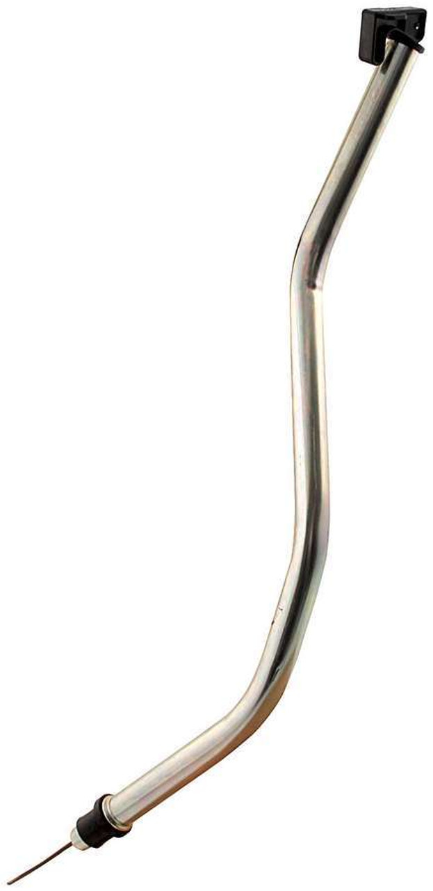 Transmission Dipstick - Locking - Transmission Mount - Solid Tube - Steel - Cadmium - Small Block Ford - C6 - Each