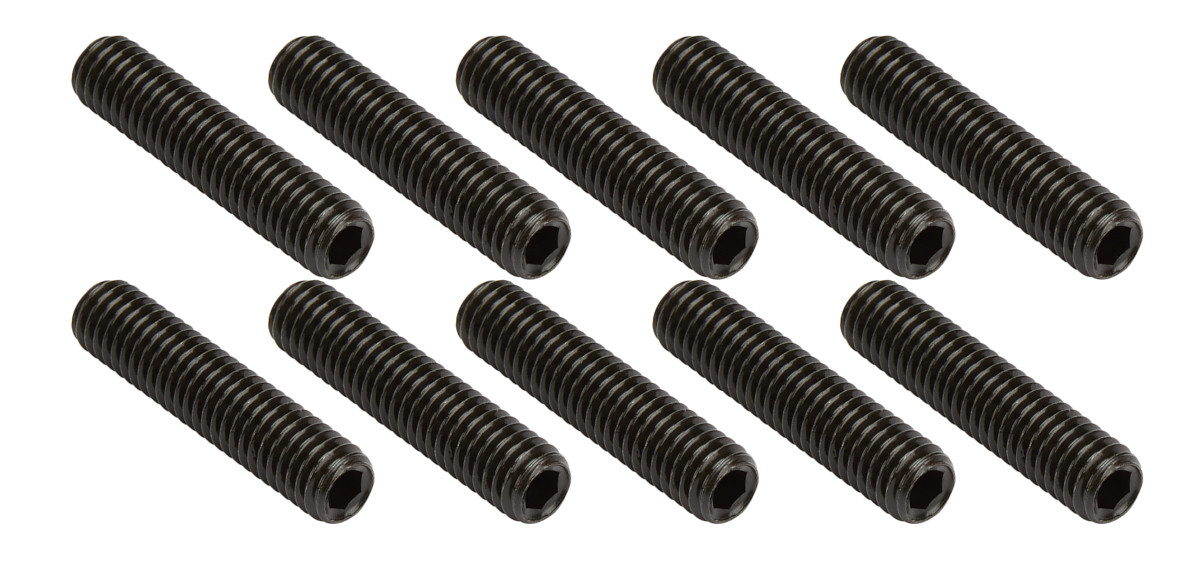 Gear Cover Stud - 3/8-16 in Thread - 1-3/4 in Long - Steel - Black Oxide - Quick Change Gear Covers - Set of 10