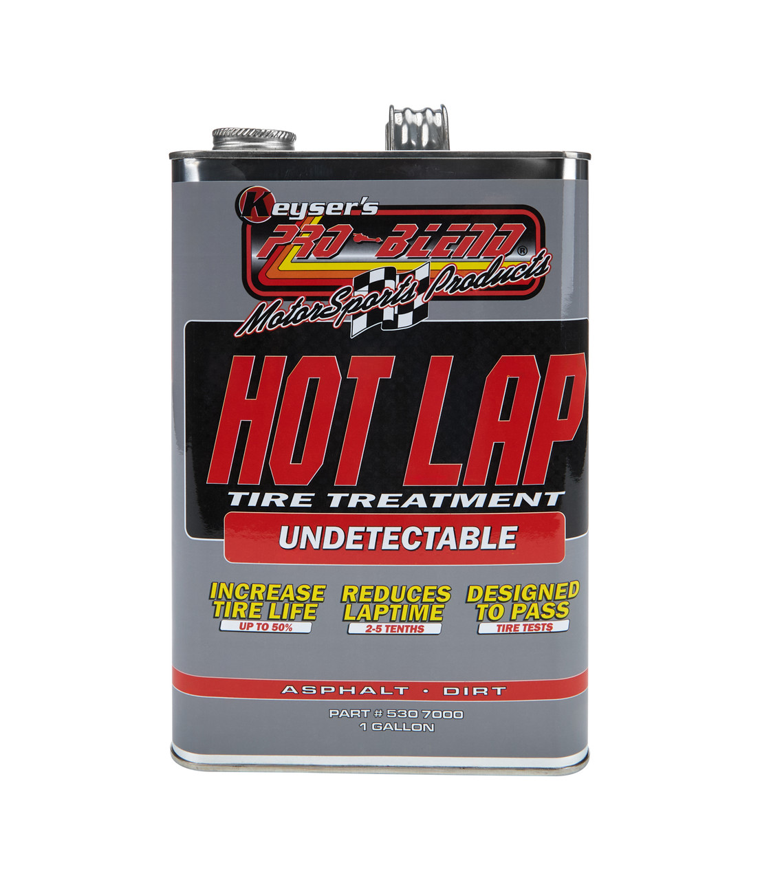 Tire Treatment - Hot Lap - Softener - Undetectable - 1 gal Can - Each