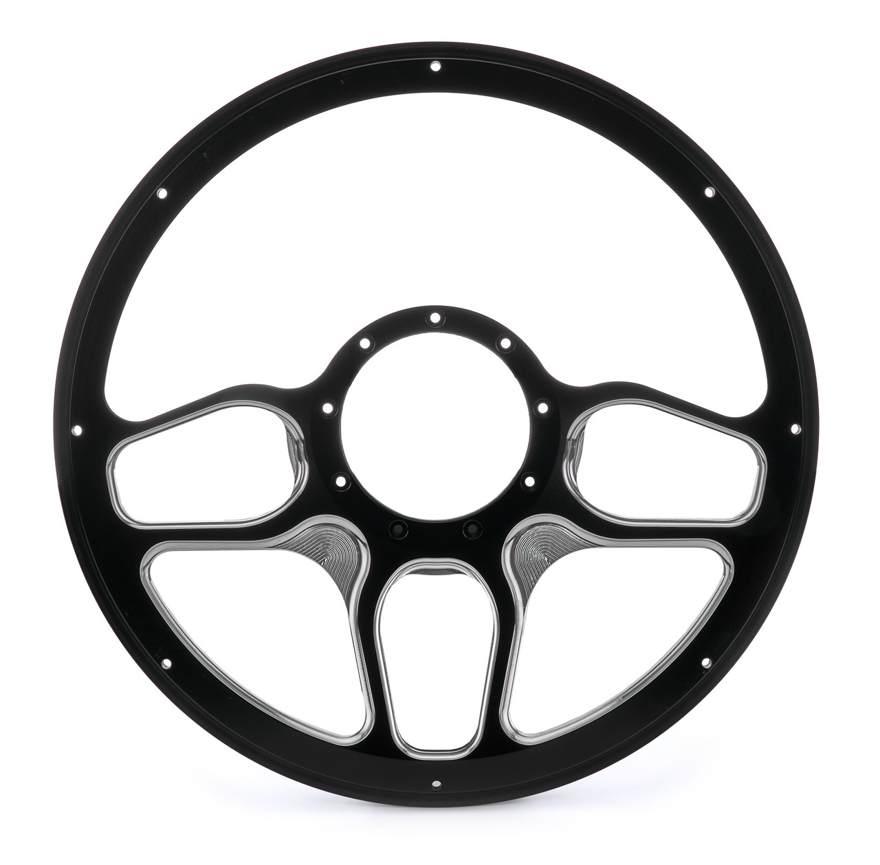 Steering Wheel 1/2 Wrap 14in Win Lite Black