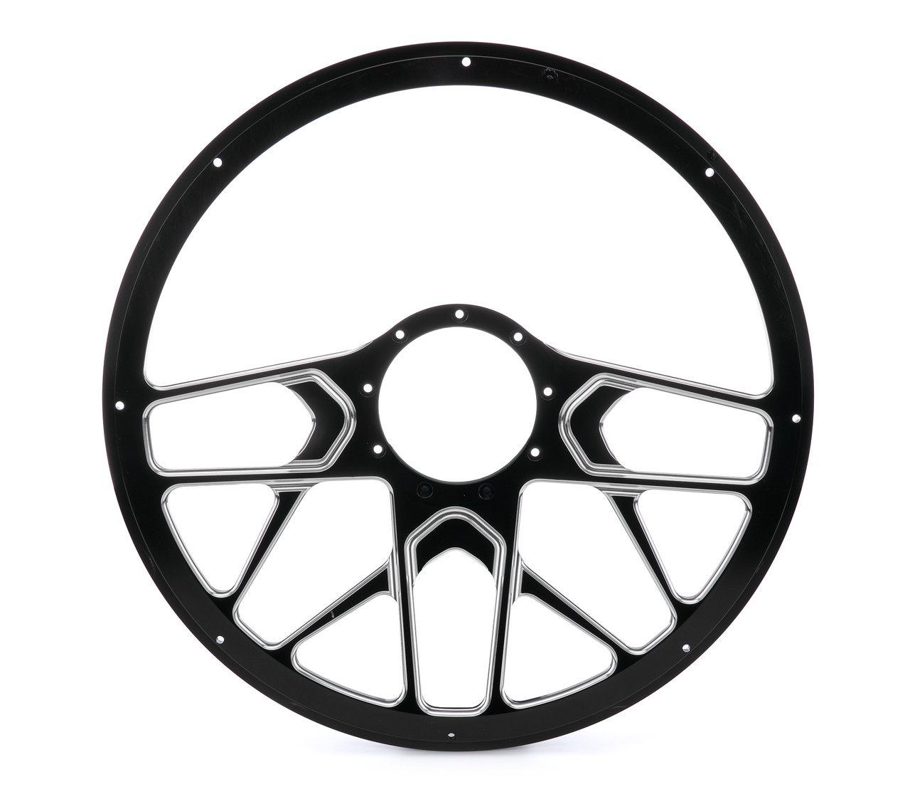 Steering Wheel 1/2 Wrap 15.5in Redline Black