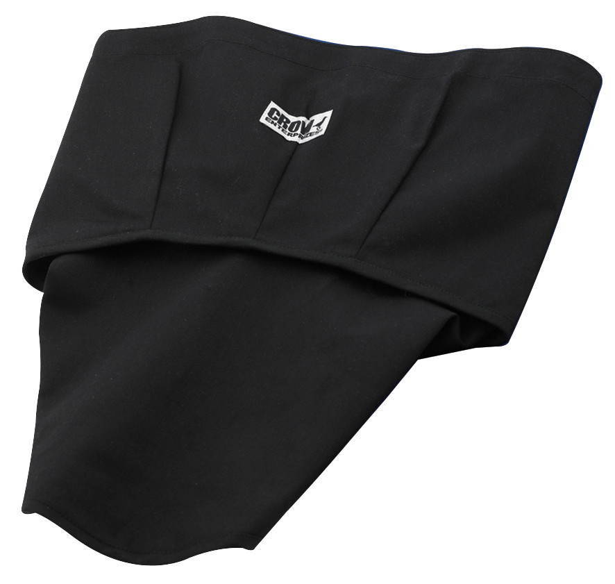 Helmet Skirt Black Velcro Attachment