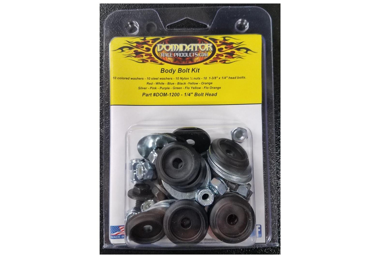 Body Bolt Kit Black Hex Head