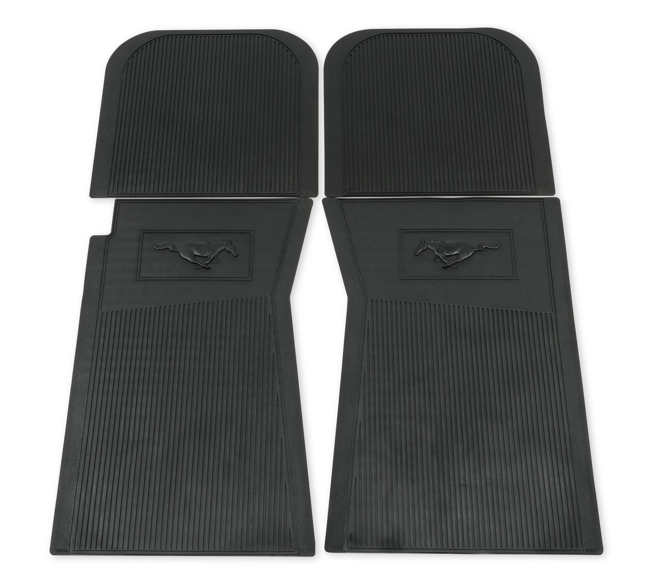 65-66 Mustang Pony Floor Mats Black