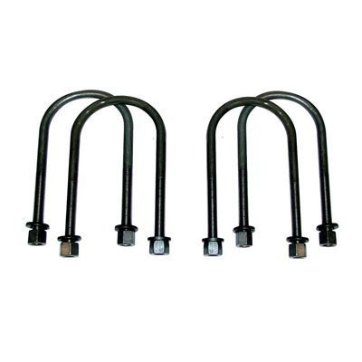 Stock U-Bolts 7/16-20 X 6-3/4 w/ Nuts 4pk