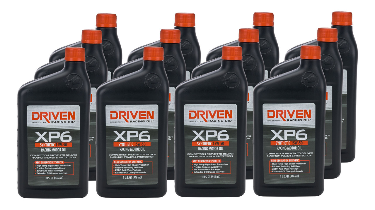 XP6 15w50 Synthetic Oil Case 12 x 1 Quart
