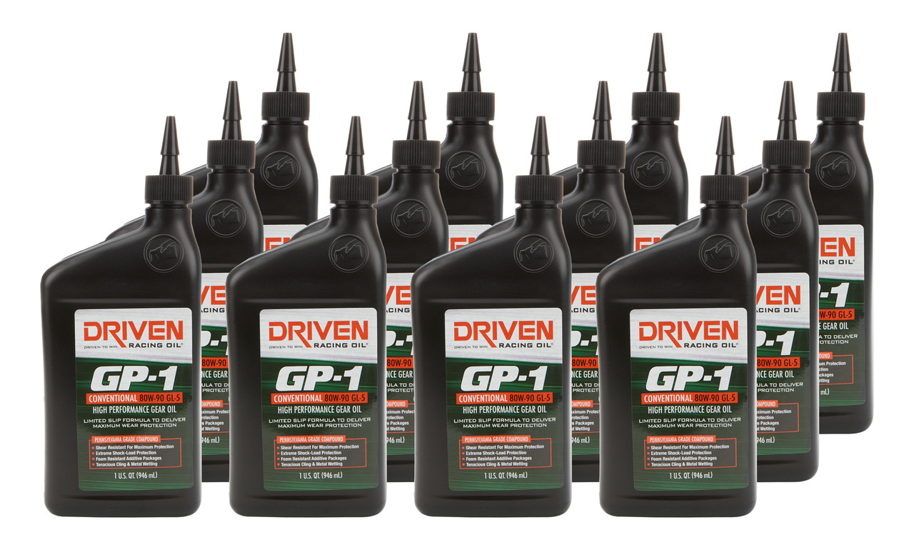 GP-1 80w90 Gear Oil Case 12 x 1 Quart
