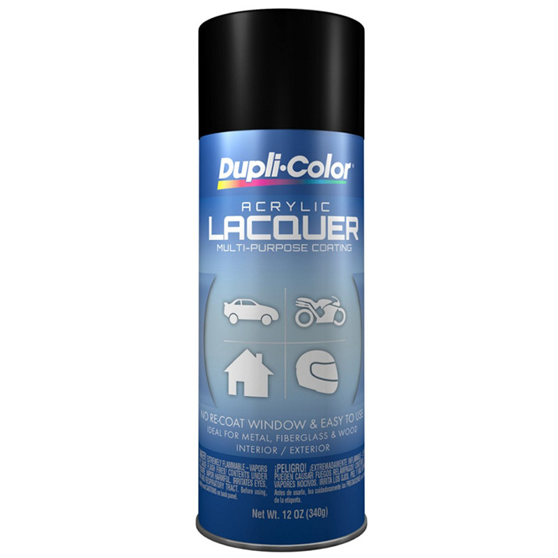 Flat Black Lacquer Paint 12oz