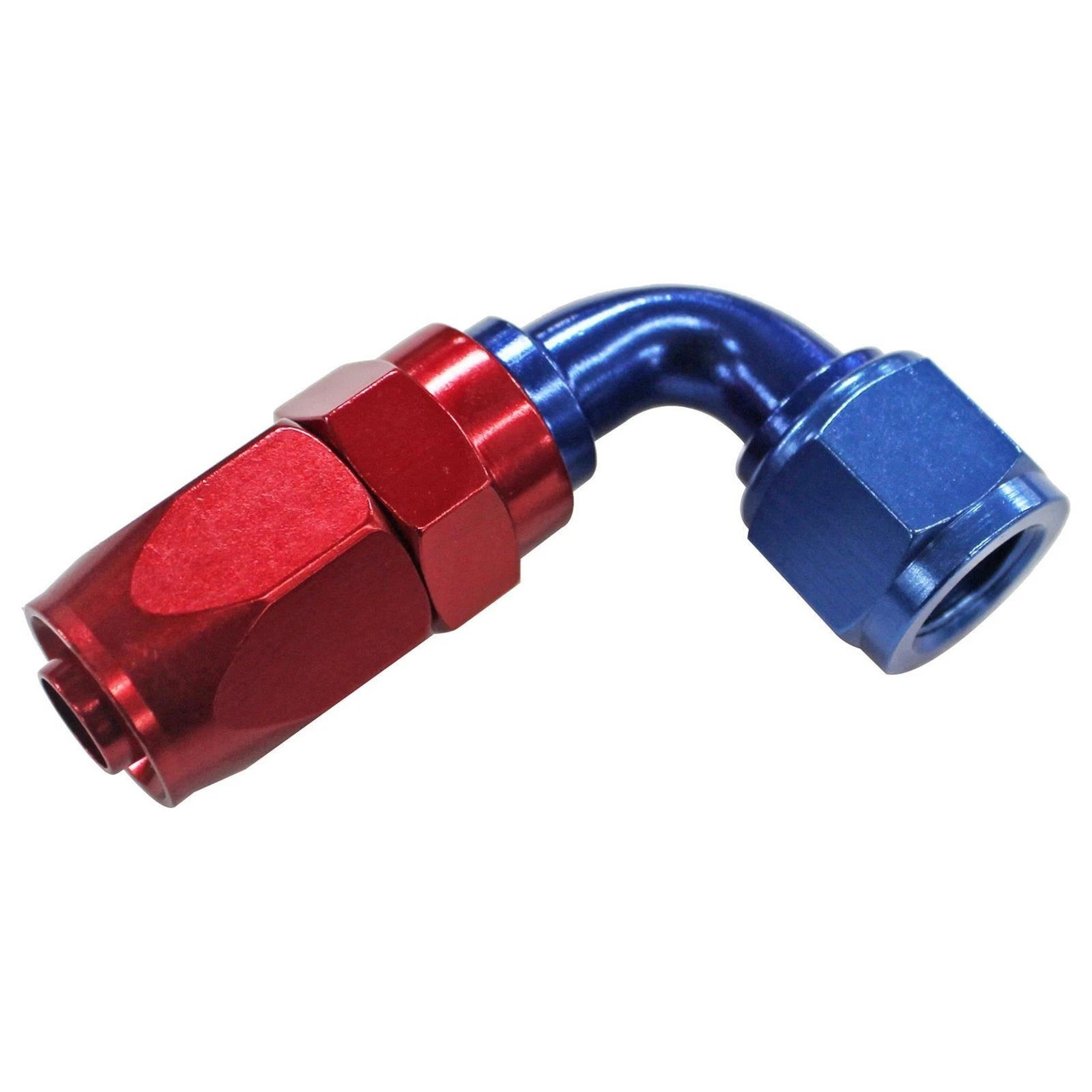 Hose Fitting #8 90 Deg. to #6 Hose