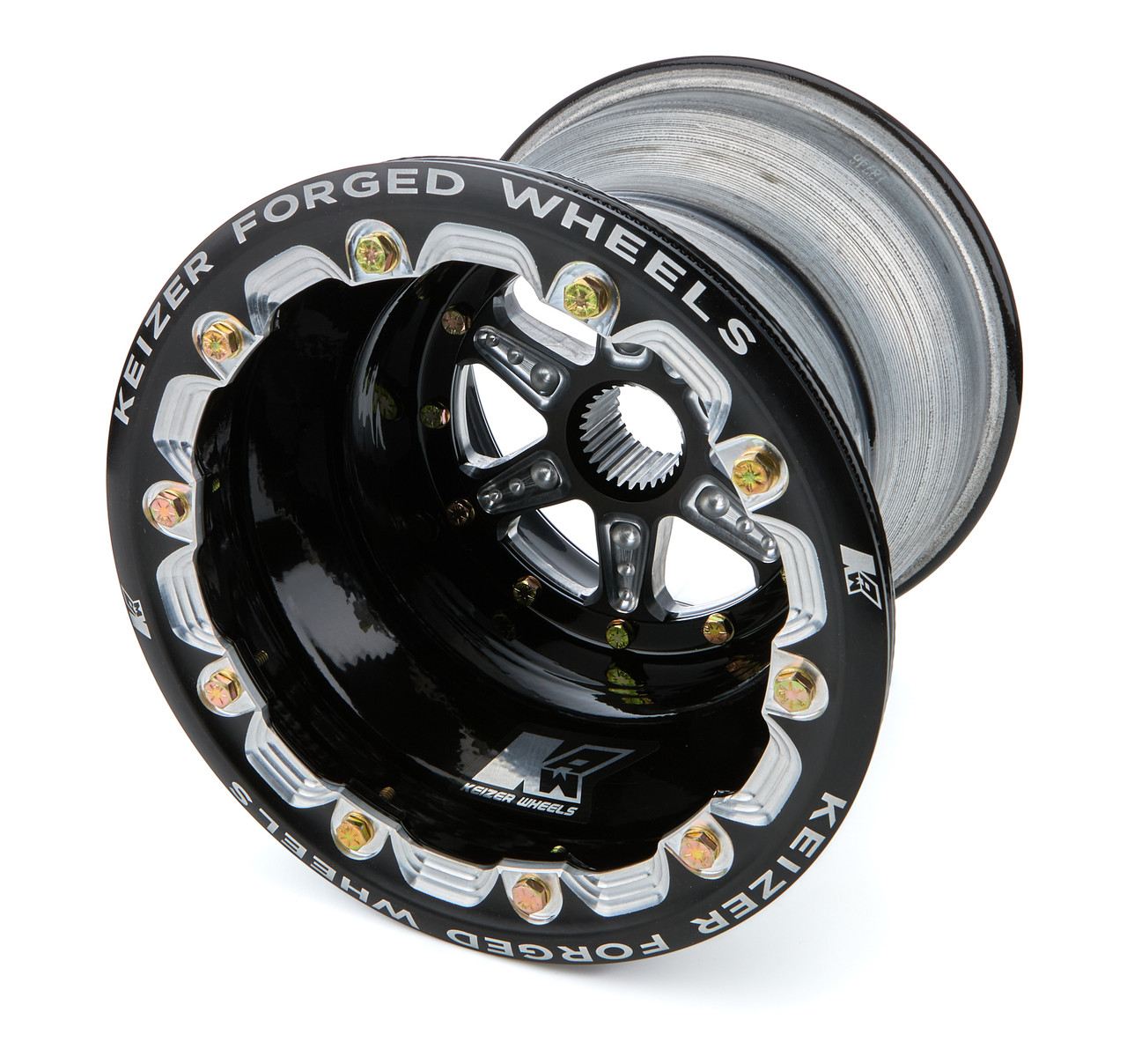 Splined Wheel B/L 10x10 4in BS 27Spl Black