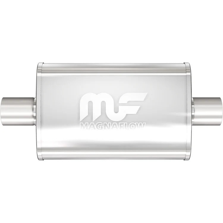 Stainless Muffler 2.25in. Center In/Out