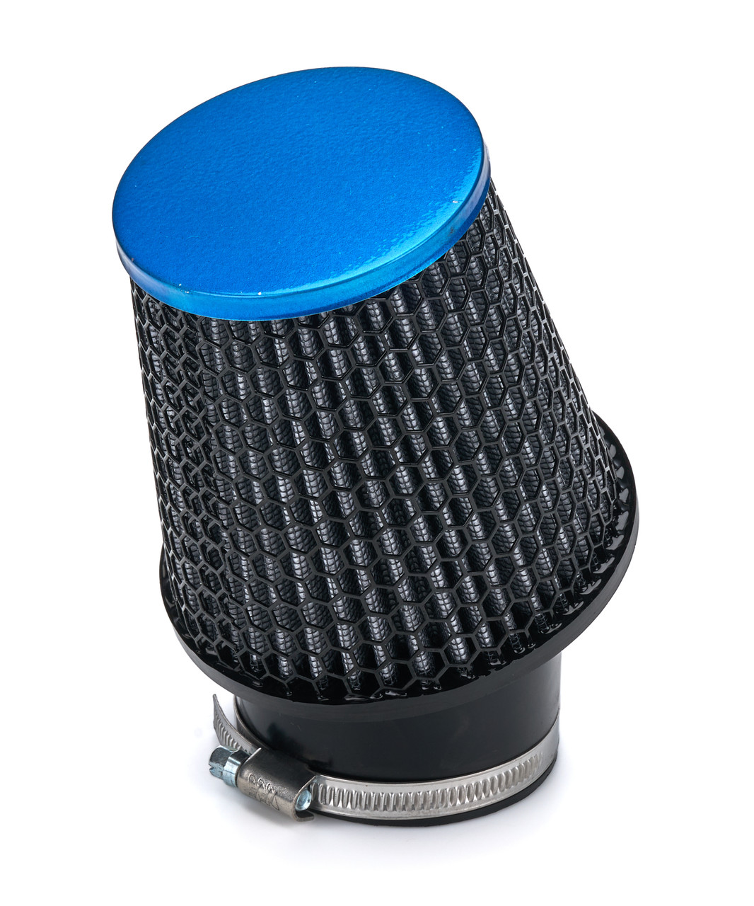 Filter Air Kart Asphalt 2.437in Inlet 5in Blue