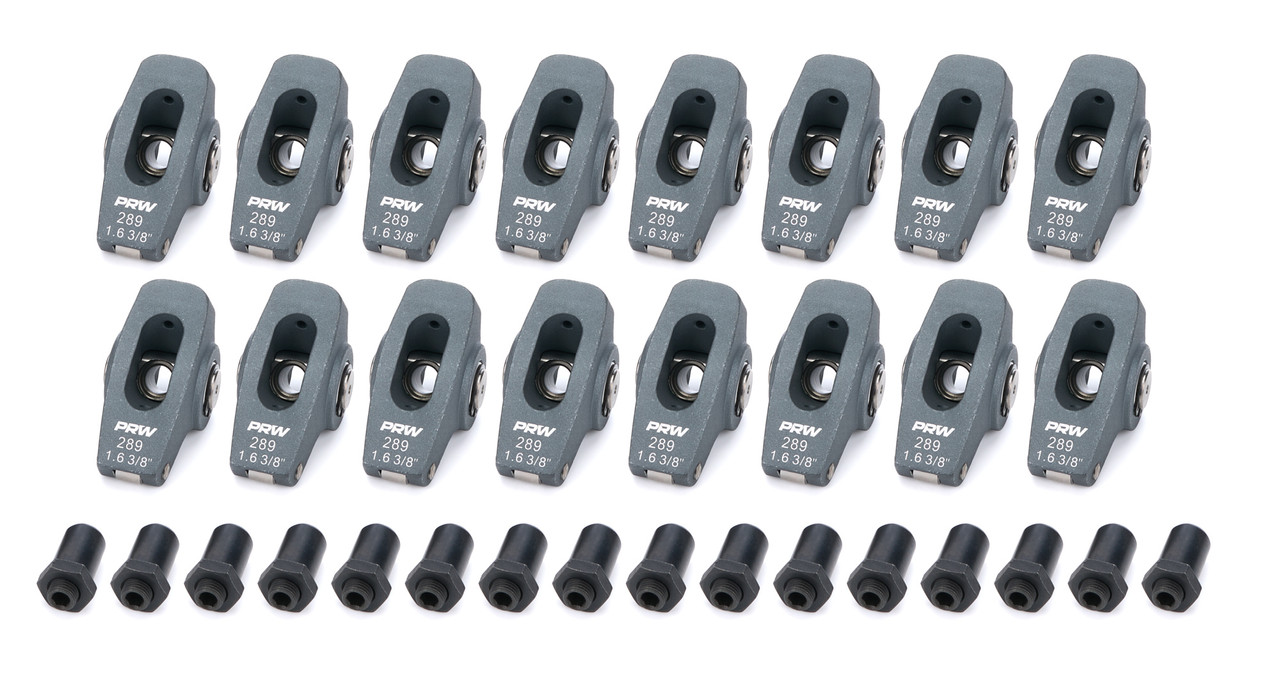 SBF Roller Rocker Arms - 1.6 Ratio 3/8 Stud