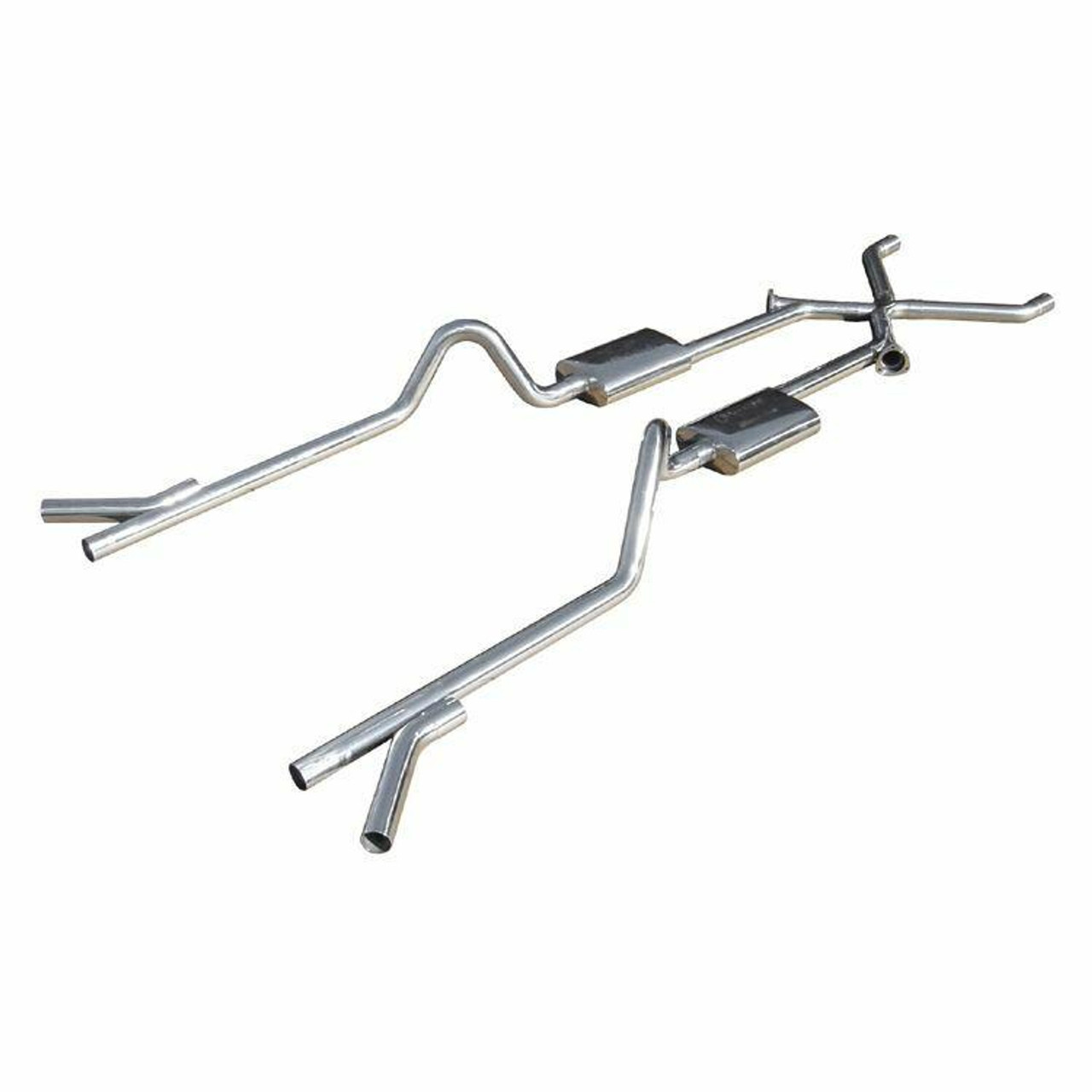 55-57 Chevy 2.5 Exhaust w/X-Pipe