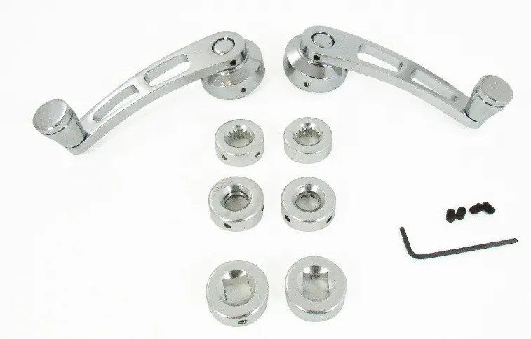 Chrome Alum 4-1/4In Win dow Handle