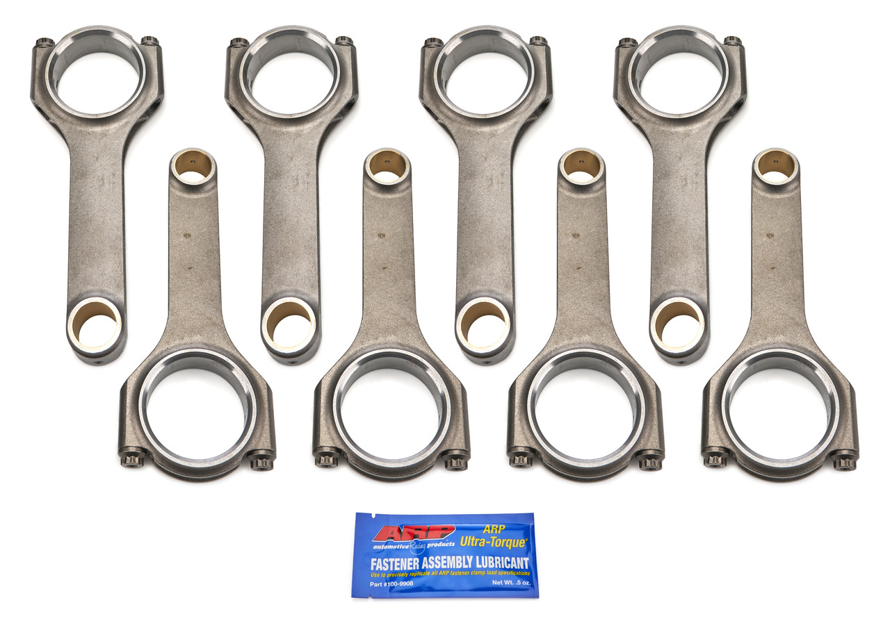 SBC 4340 Forged H-Beam Rods 6.125 w/ARP2000