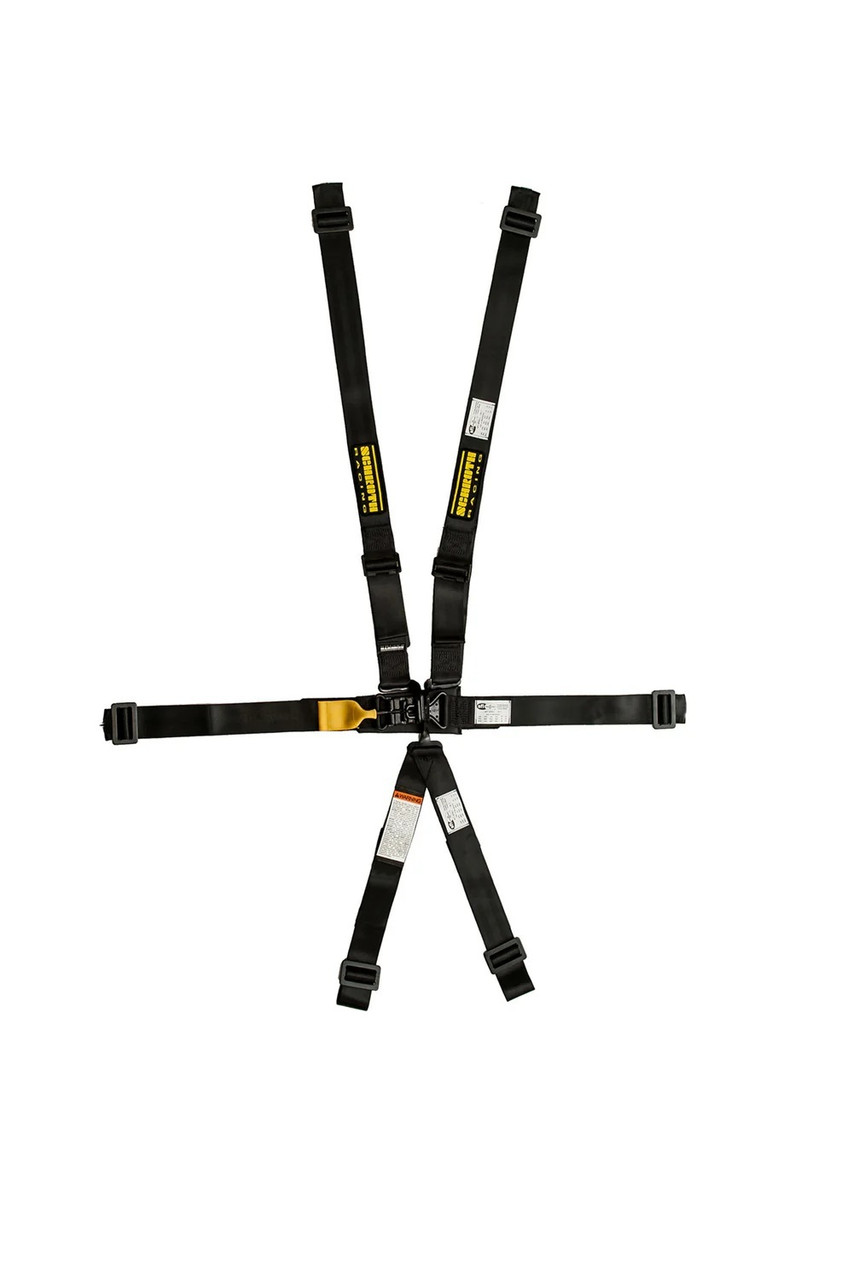 5PT Harness LL Ratchet L 2IN RS / PU Adjust Black