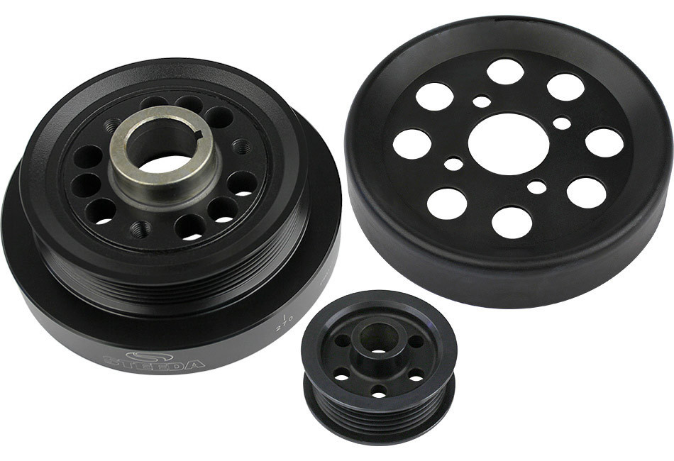 Underdrive Pulleys Mid- 01-04 GT 4.6L