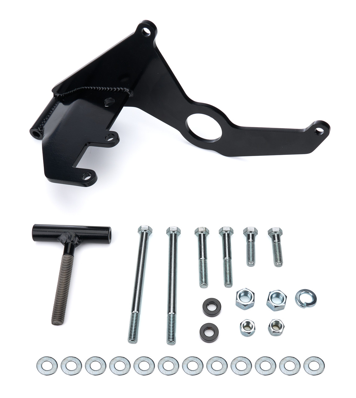 A/C Compressor Bracket SBC Long Water Pump Blk