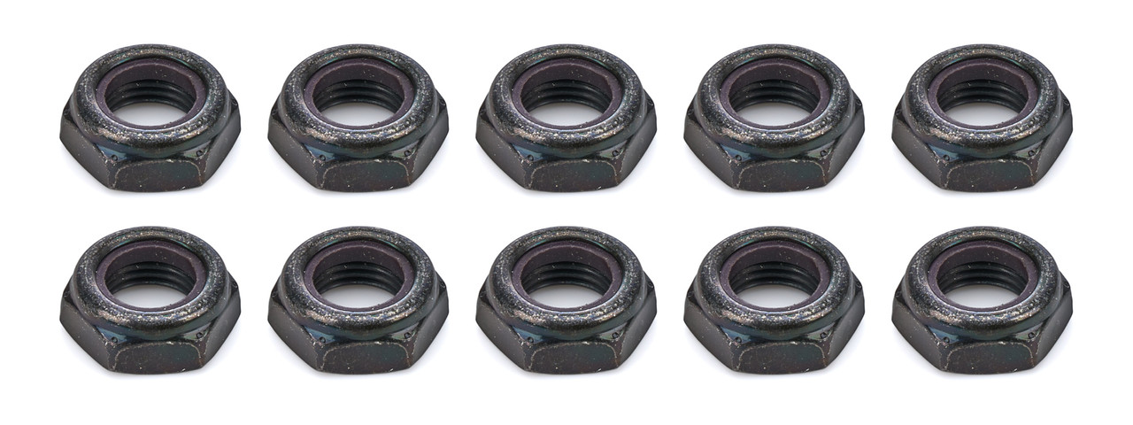 Half Nut 1/2-20 Thread Black 10 Pack