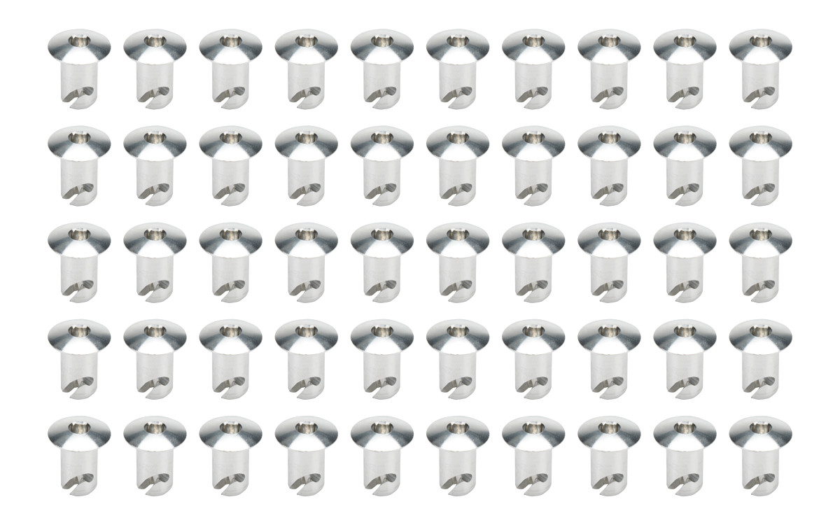 Allen Head Quick Turn Fastener .500 Plain Alum