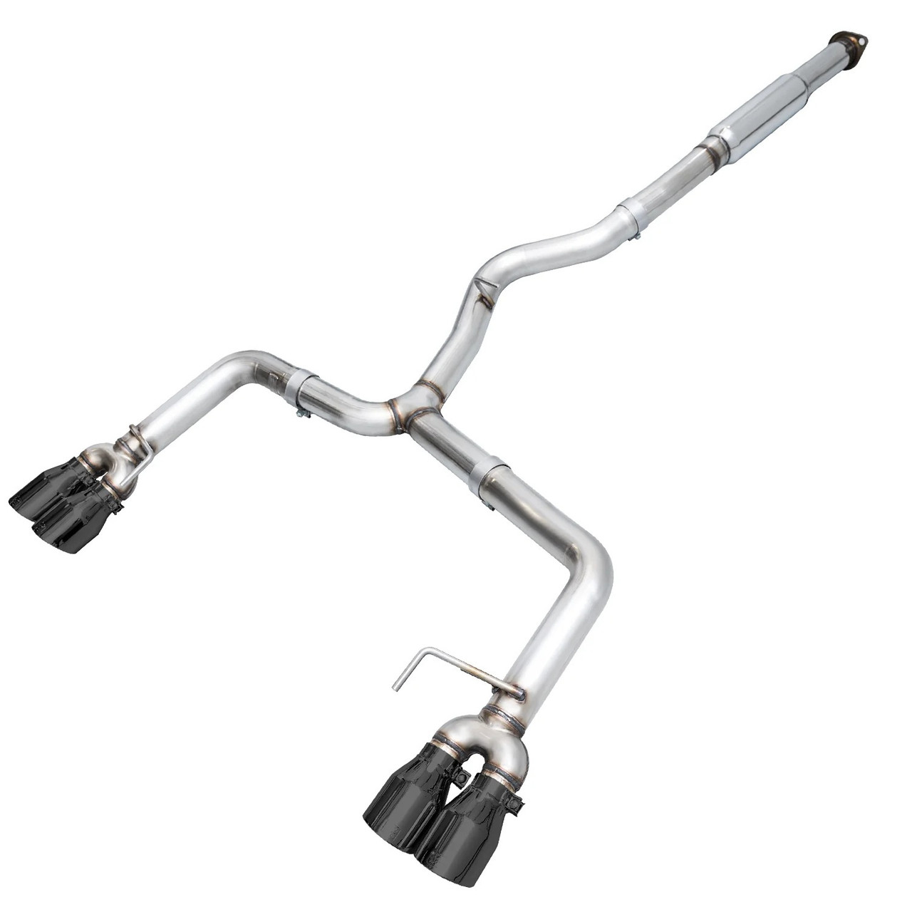 Subaru WRX STI Exhaust Quad Black Tips