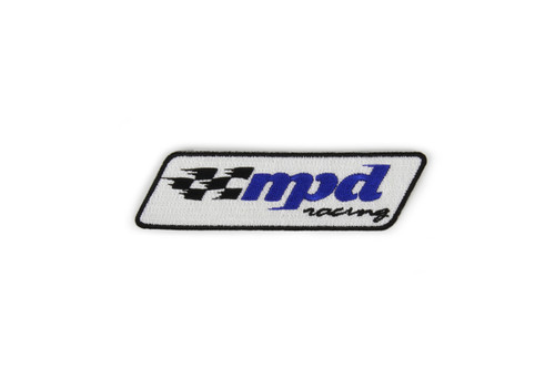 Patch - MPD Logo - 4 in Long - 1 in Tall - Black - Each