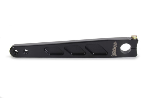 Pitman Arm - 10 to 11 in Long - Angle Broach - Aluminum - Black Anodized - Sprint Car - Each