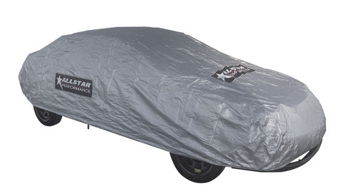 Car Cover - Indoor - Soft Liner - Heat Reflective - Cloth - Silver - Mini Stock - Each