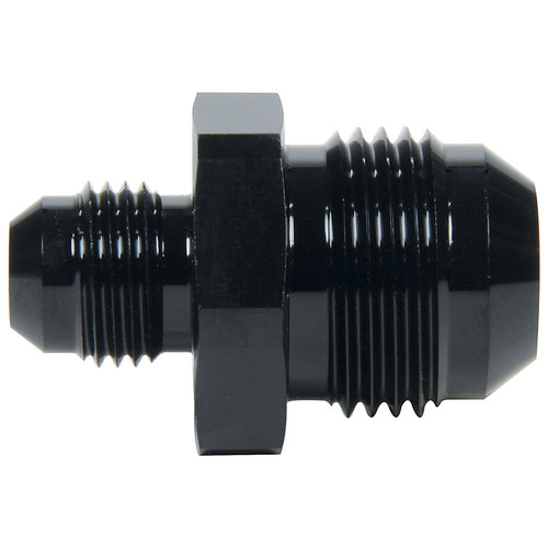 Fitting - Adapter - Straight - 8 AN Male to 6 AN Male - Aluminum - Black Anodized - Each
