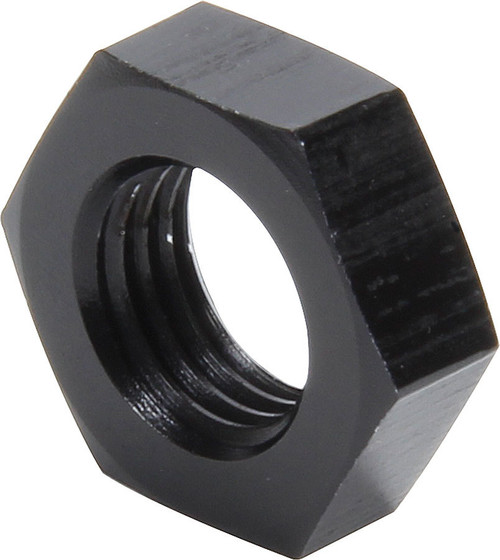 Bulkhead Fitting Nut - 4 AN - Aluminum - Black Anodized - Pair