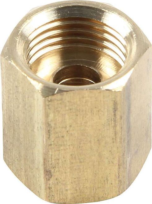 Fitting - Adapter - Straight - Dual 7/16-24 in Inverted Flare Female - Brass - Natural - Hardline - Set of 4