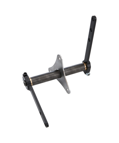 Pedal Assembly - Throttle Shaft - Hardware Included - Aluminum / Steel - Natural / Black Anodized - Each