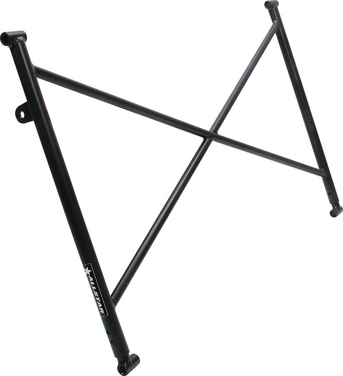 Wing Mount - Top Wing Tree - 18 to 24 in Tall - 26 in Wide - Sliders Included - Chromoly - Black Powder Coat - Sprint Car - Kit
