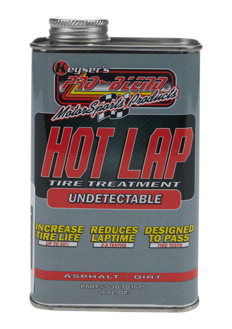 Tire Treatment - Hot Lap - Softener - Undetectable - 1 pt Can - Each