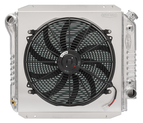 66-77 Bronco Radiator 1in Tubes 16in Fan