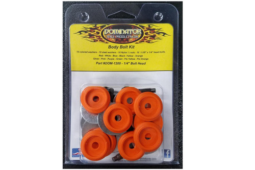 Body Bolt Kit Orange Hex Head